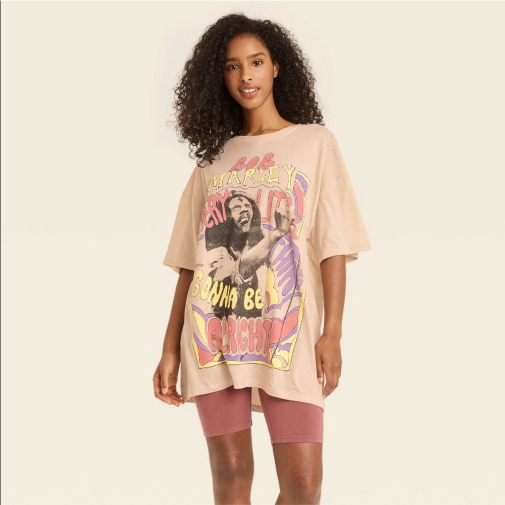 Bob Marley Graphic tshirt Dress